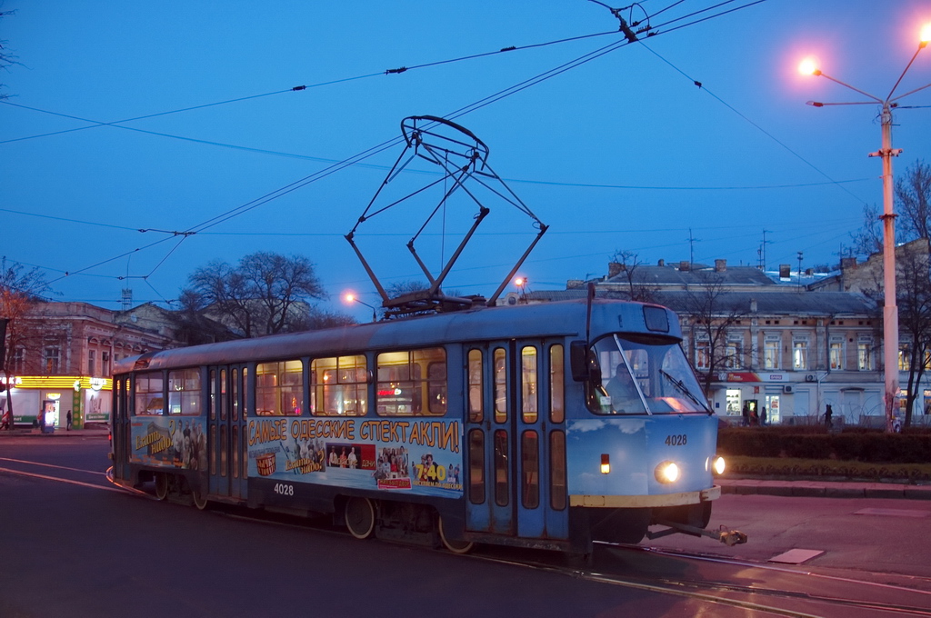 Одесса, Tatra T3R.P № 4028