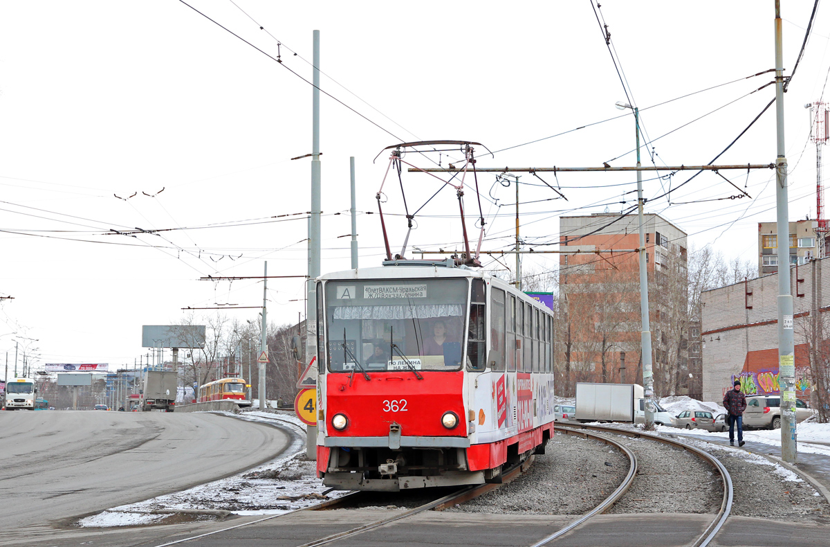 Екатеринбург, Tatra T6B5SU № 362