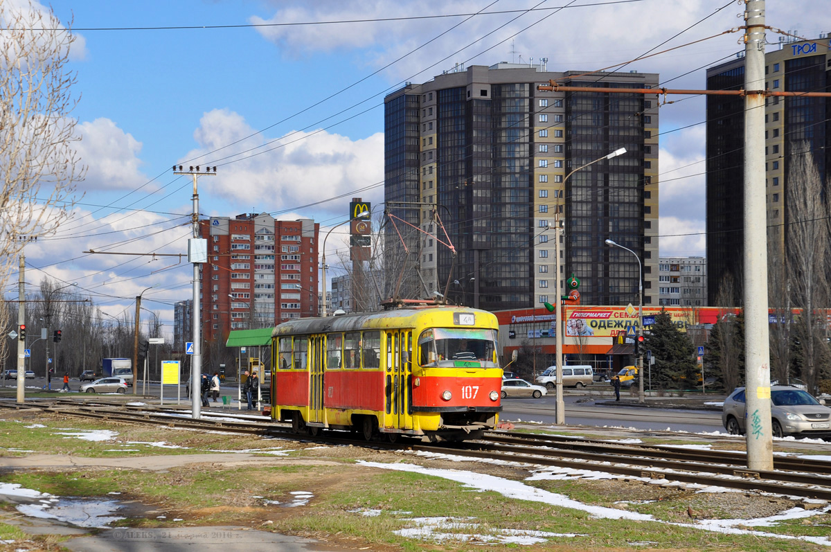 Волжский, Tatra T3SU № 107