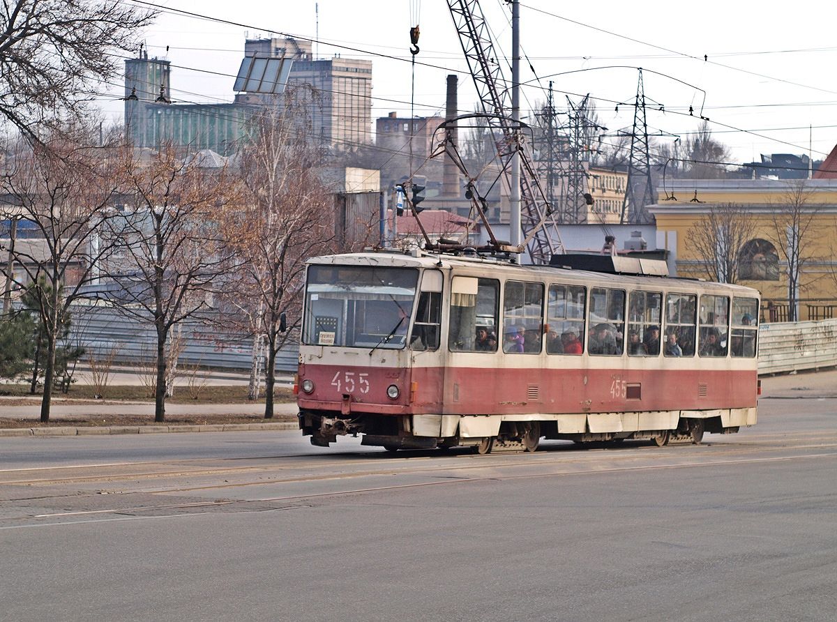 Запорожье, Tatra T6B5SU № 455