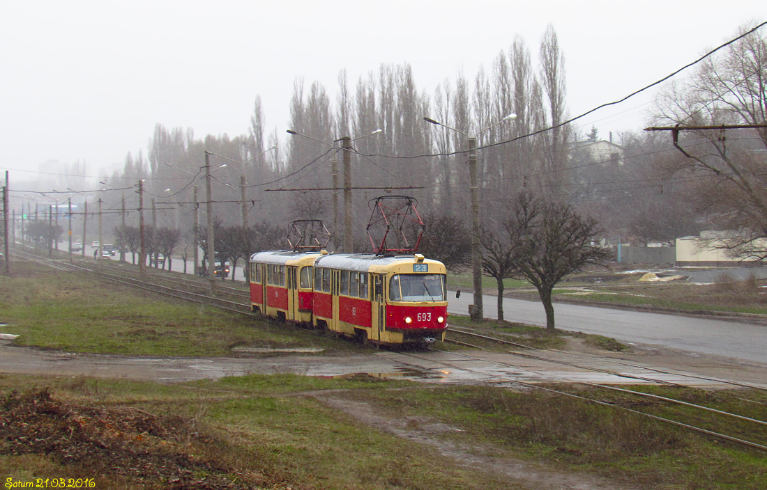 Харьков, Tatra T3SU № 693 Харьков, Tatra T3SU № 693