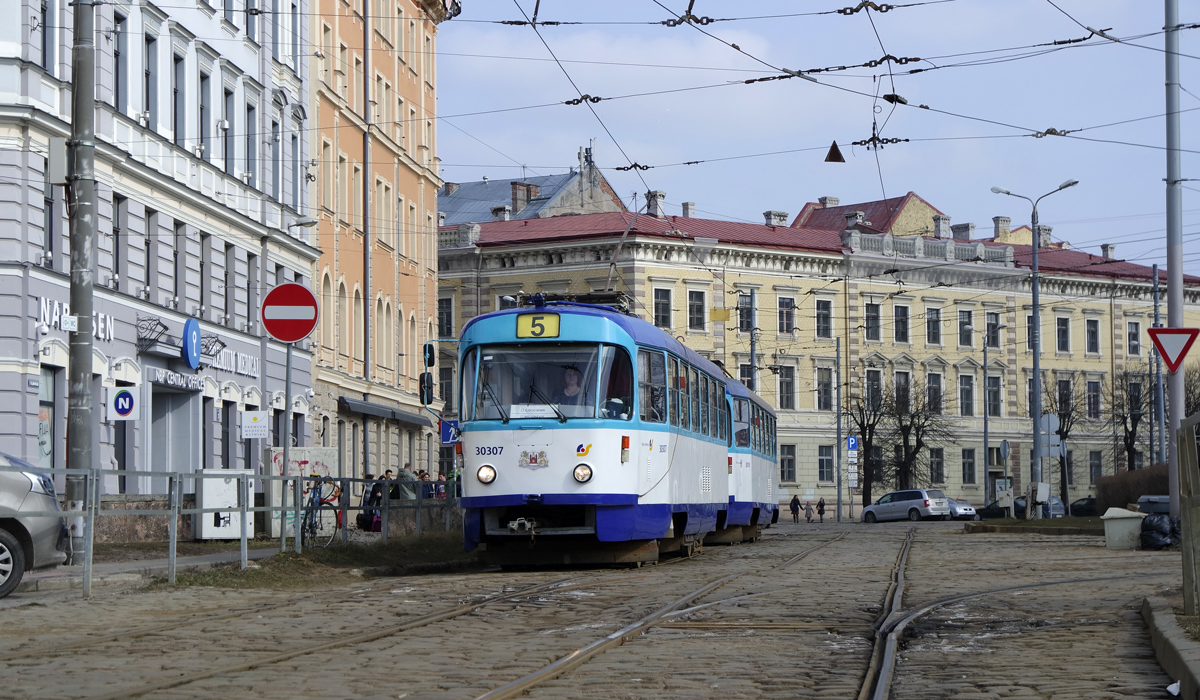 Riga, Tatra T3A č. 30307