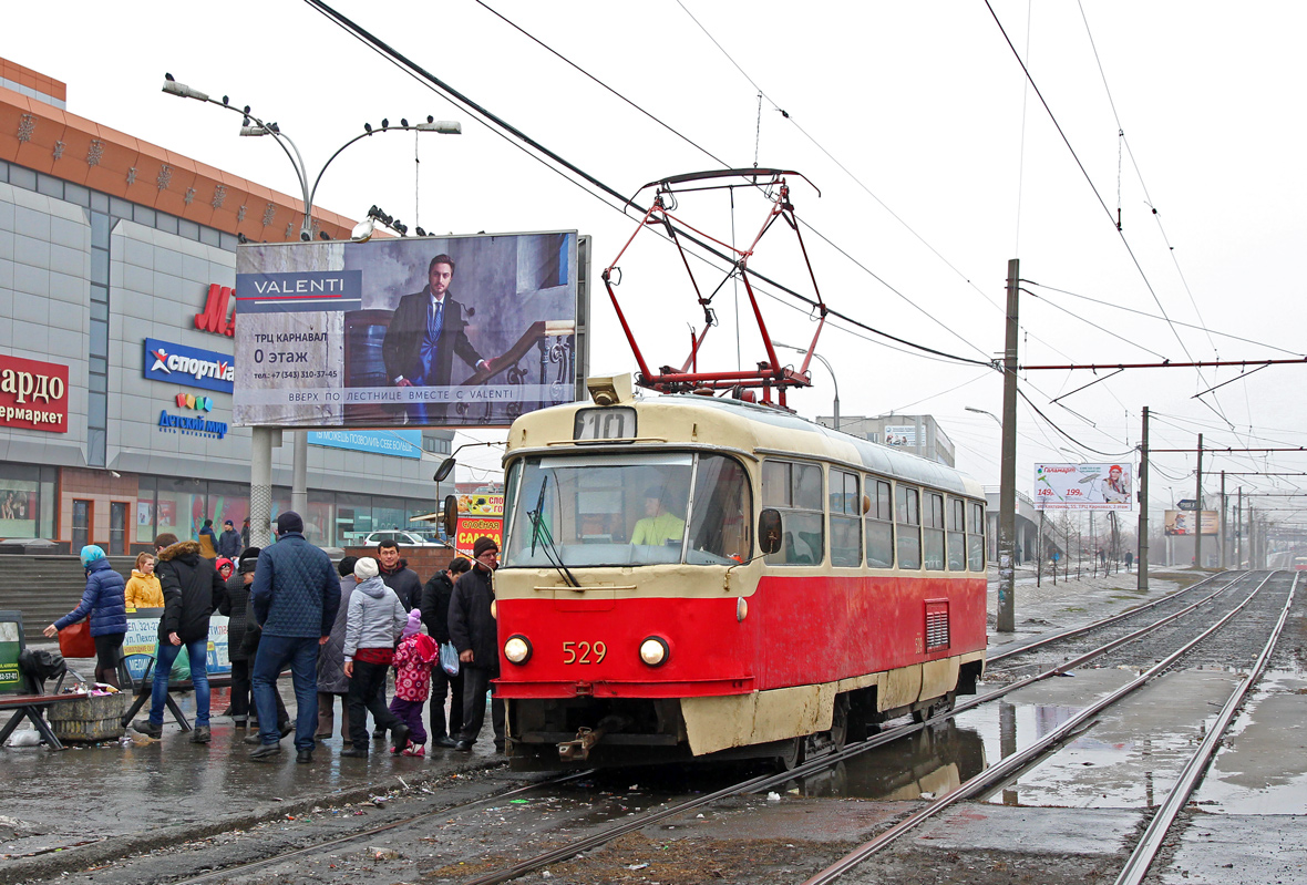 Jekatyerinburg, Tatra T3SU (2-door) — 529