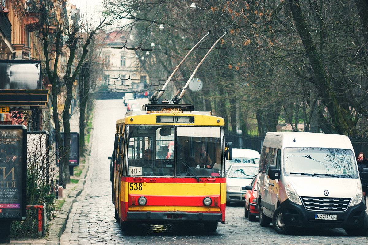 Львов, Škoda 14Tr02/6 № 538