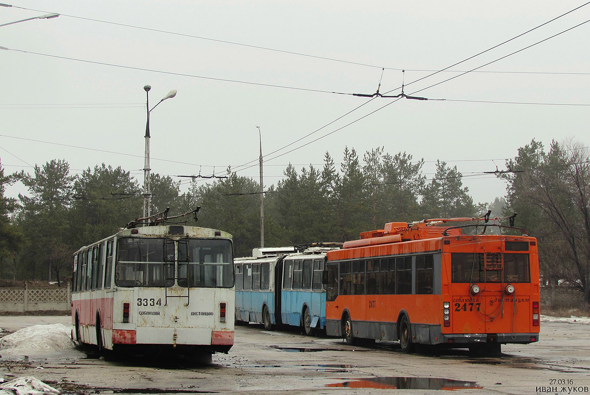 Тольятти, ЗиУ-682Г [Г00] № 3334; Тольятти, Тролза-5275.07 «Оптима» № 2477