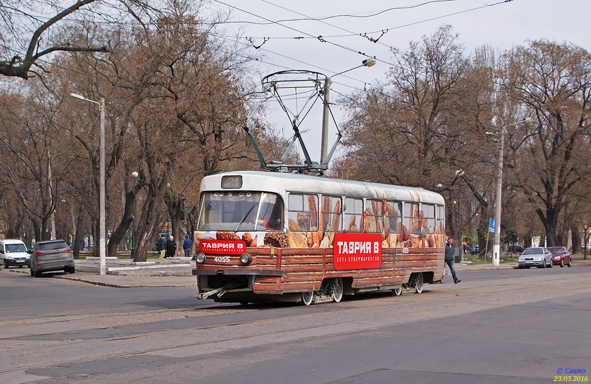 Одесса, Tatra T3R.P № 4055