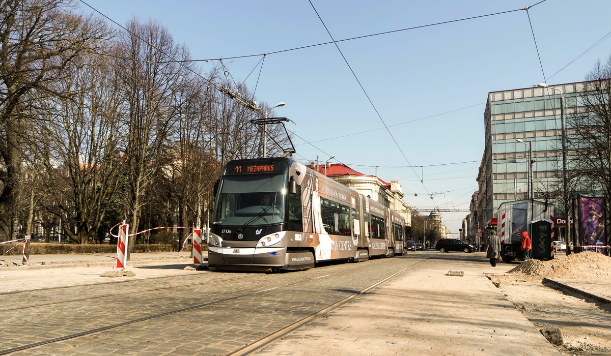 Рига, Škoda 15T ForCity Alfa Riga № 57136