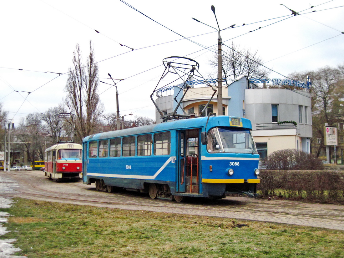 Одесса, Tatra T3R.P № 3088