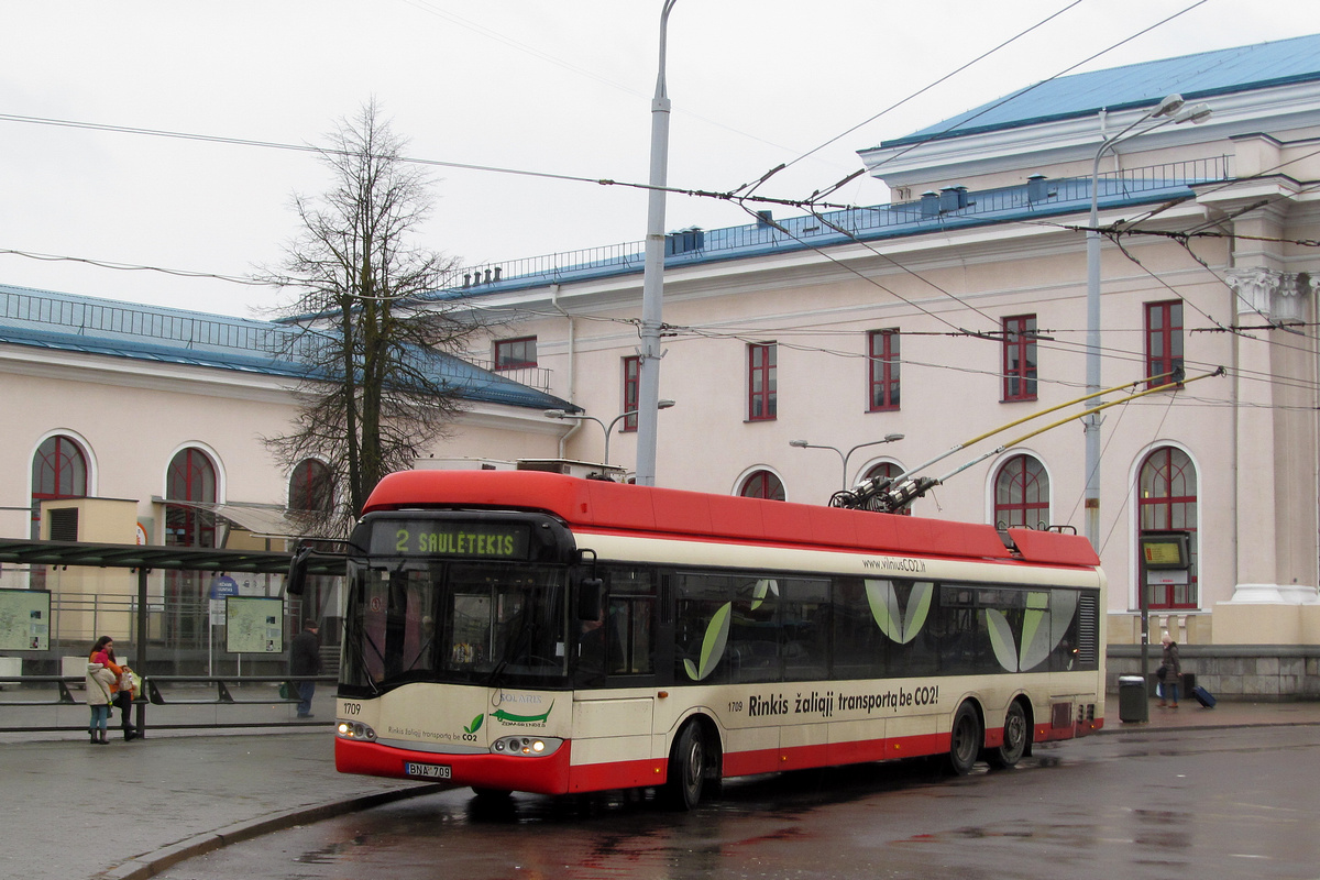 Вильнюс, Solaris Trollino II 15 AC № 1709
