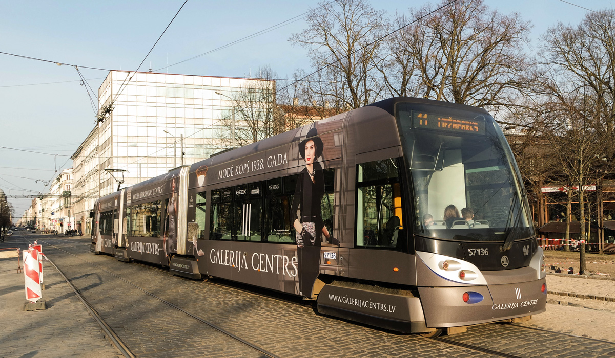 Рига, Škoda 15T ForCity Alfa Riga № 57136