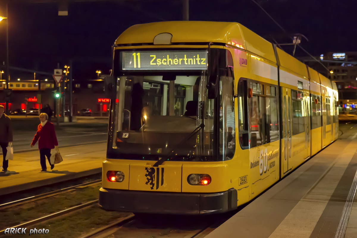 Дрезден, SachsenTram NGT 6 DD ZR № 2593