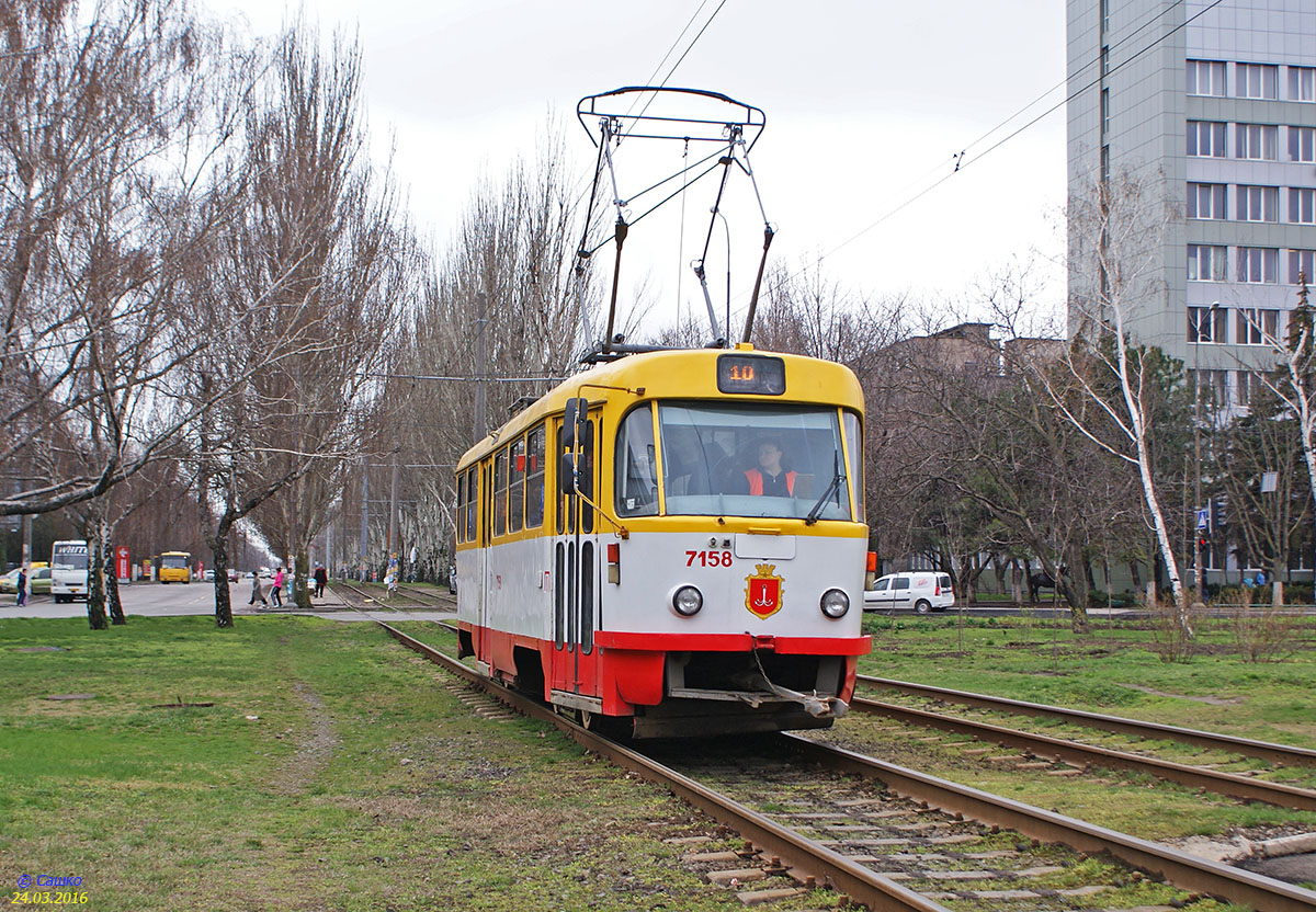 Одесса, Tatra T3A № 7158
