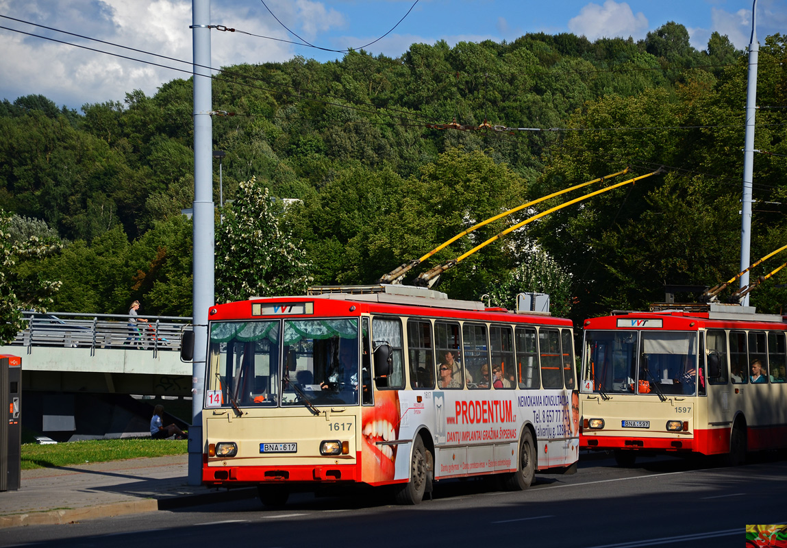Вильнюс, Škoda 14Tr13/6 № 1617