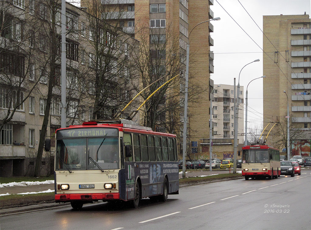 Vilnius, Škoda 14Tr17/6M № 1662 Vilnius, Škoda 14Tr17/6M № 1662