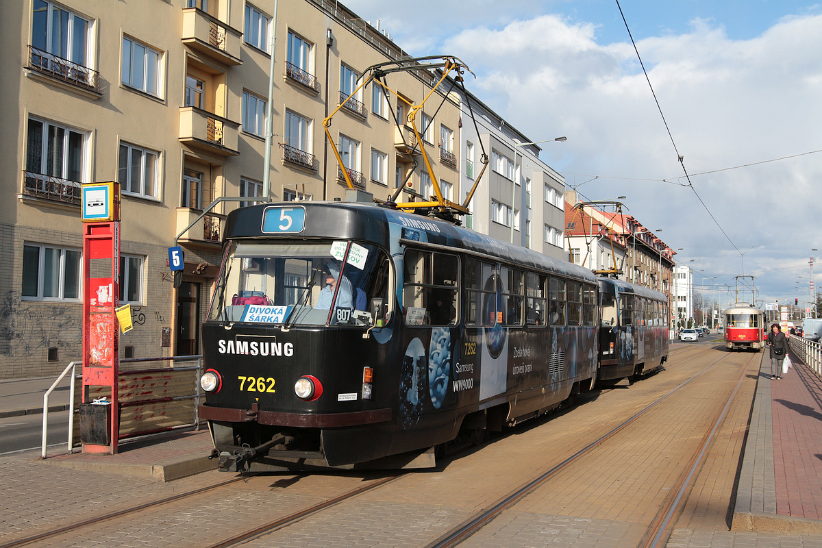 Прага, Tatra T3SUCS № 7262