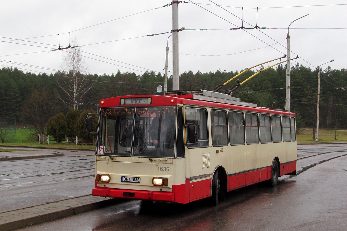 Вильнюс, Škoda 14Tr13/6 № 1636