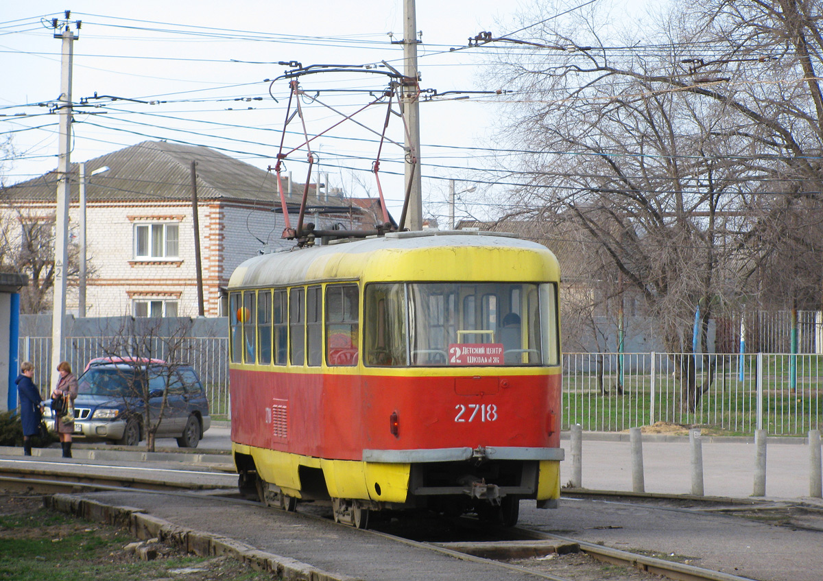 Volgograd, Tatra T3SU # 2718