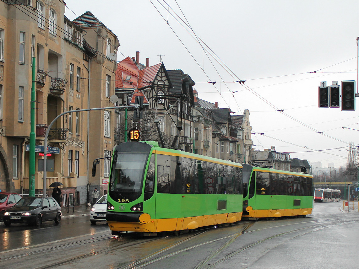 Познань, Konstal 105N-Alfa HF07 № 198