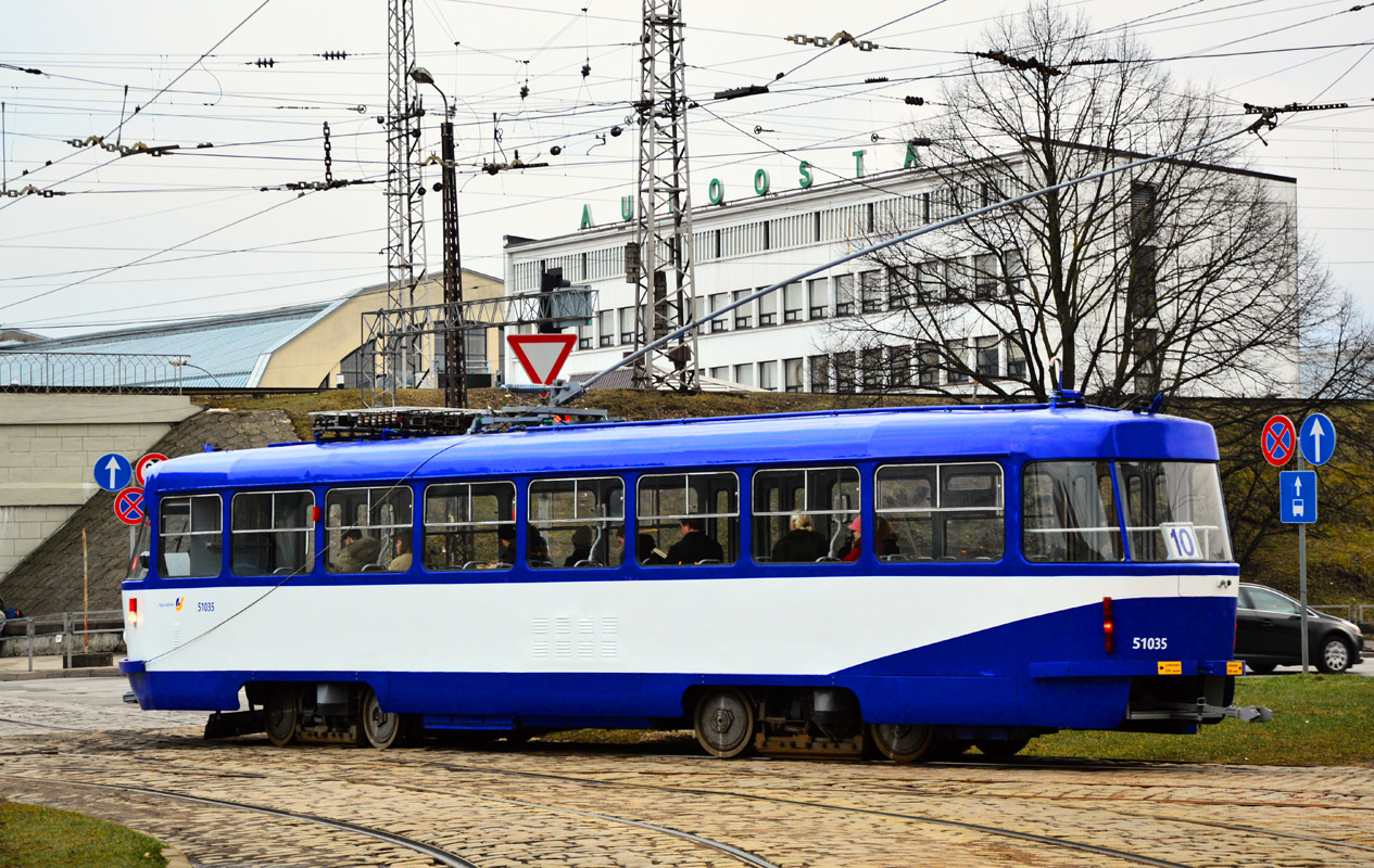 Рига, Tatra T3A № 51035