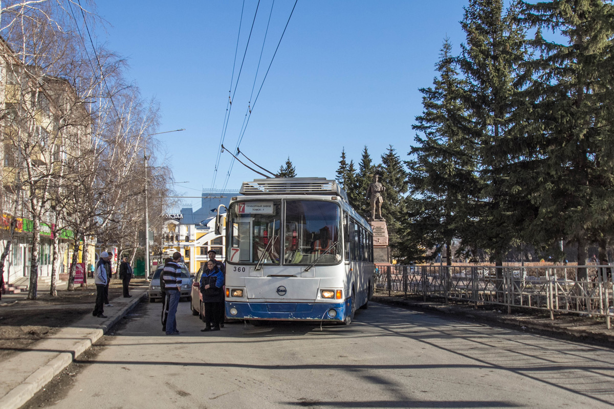 Томск, ЛиАЗ-5280 (ВЗТМ) № 360; Томск — Происшествия