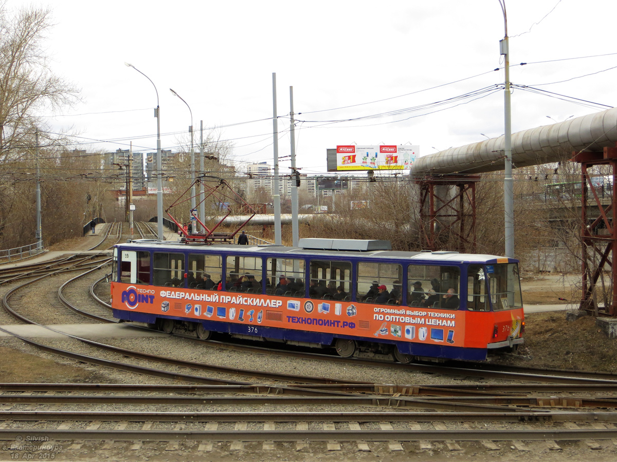 Yekaterinburg, Tatra T6B5SU # 376