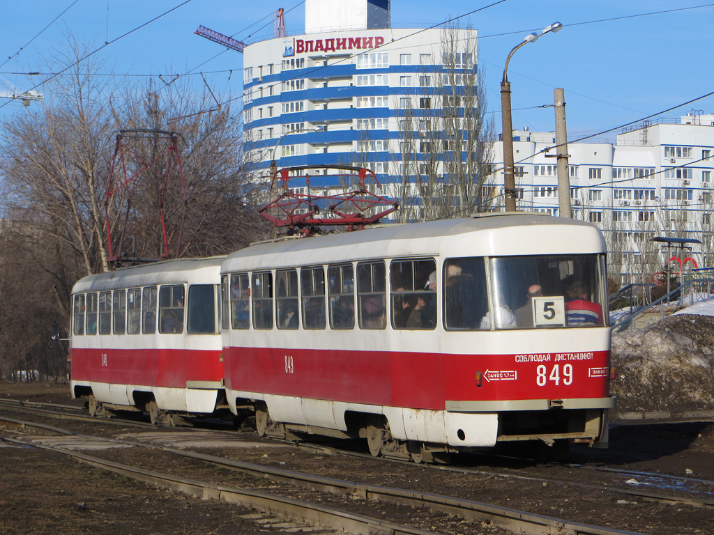 Самара, Tatra T3SU № 849