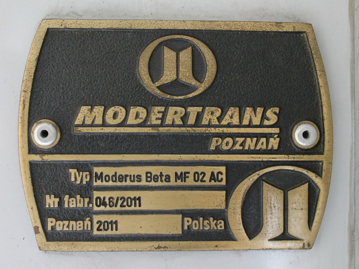 Познань, Modertrans Moderus Beta MF 02 AC № 422