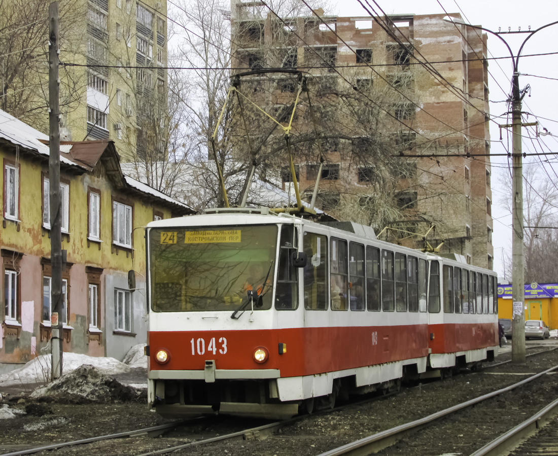 Самара, Tatra T6B5SU № 1043
