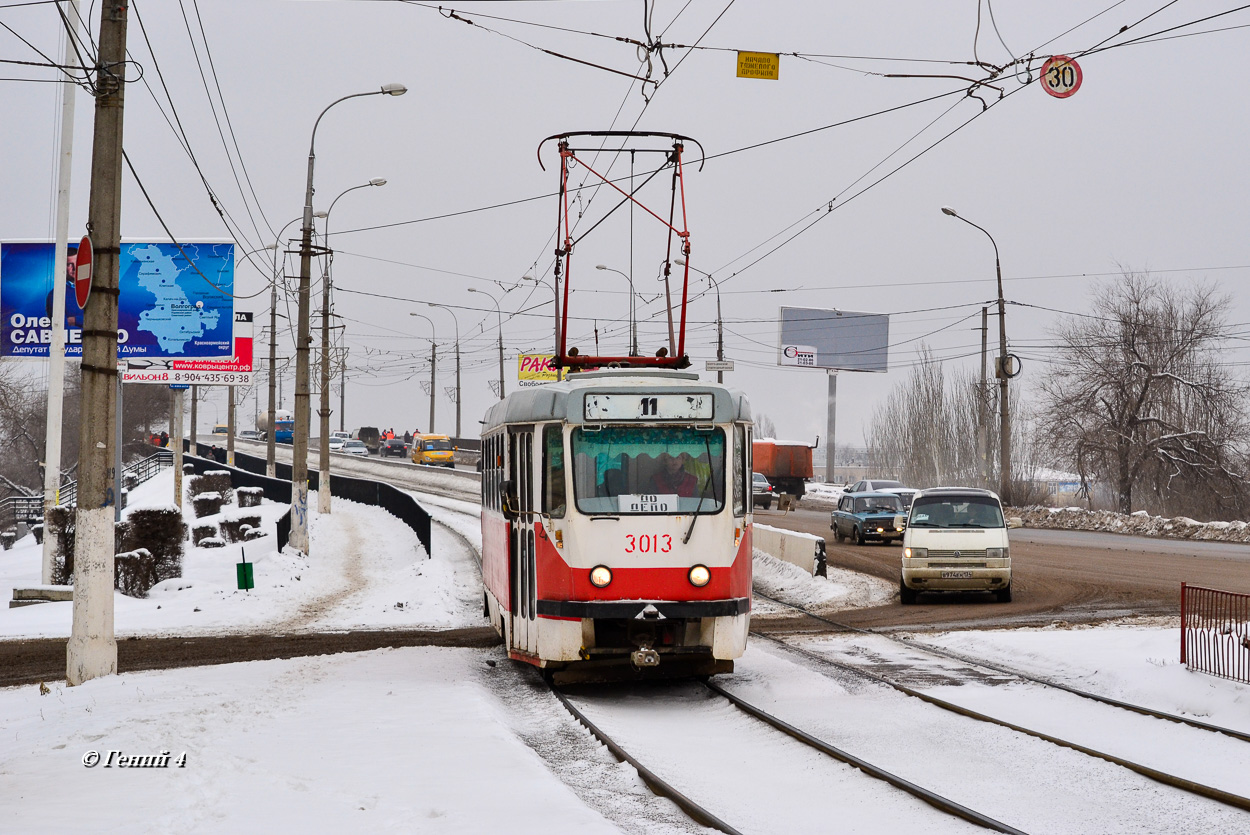 Волгоград, Tatra T3SU мод. ВЗСМ № 3013