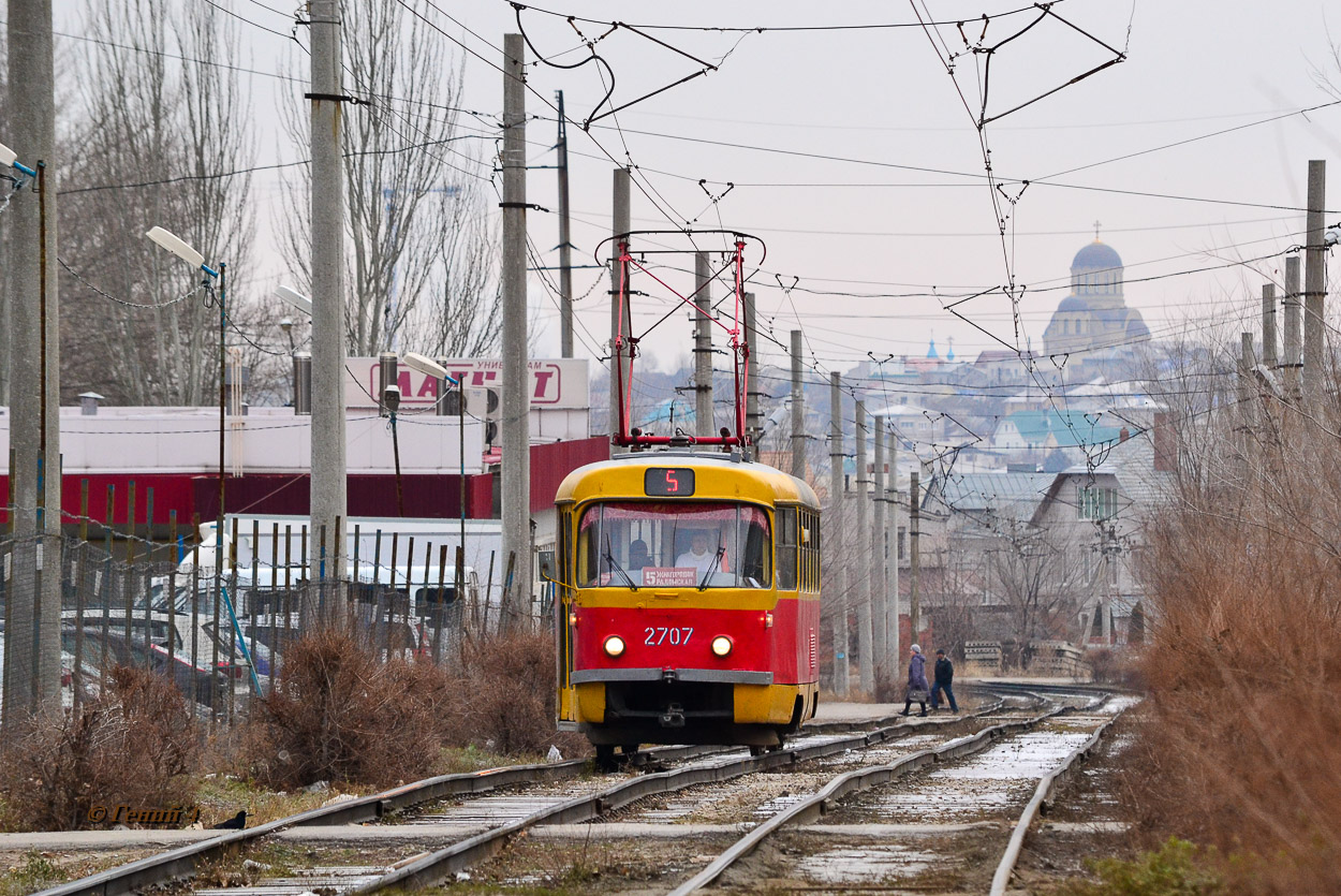 Волгоград, Tatra T3SU № 2707