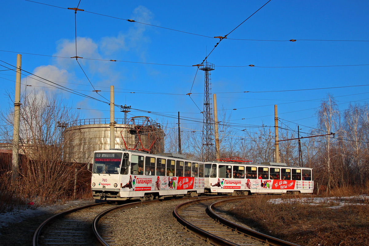 Екатеринбург, Tatra T6B5SU № 760