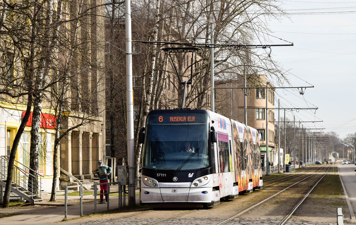 Рига, Škoda 15T ForCity Alfa Riga № 57191