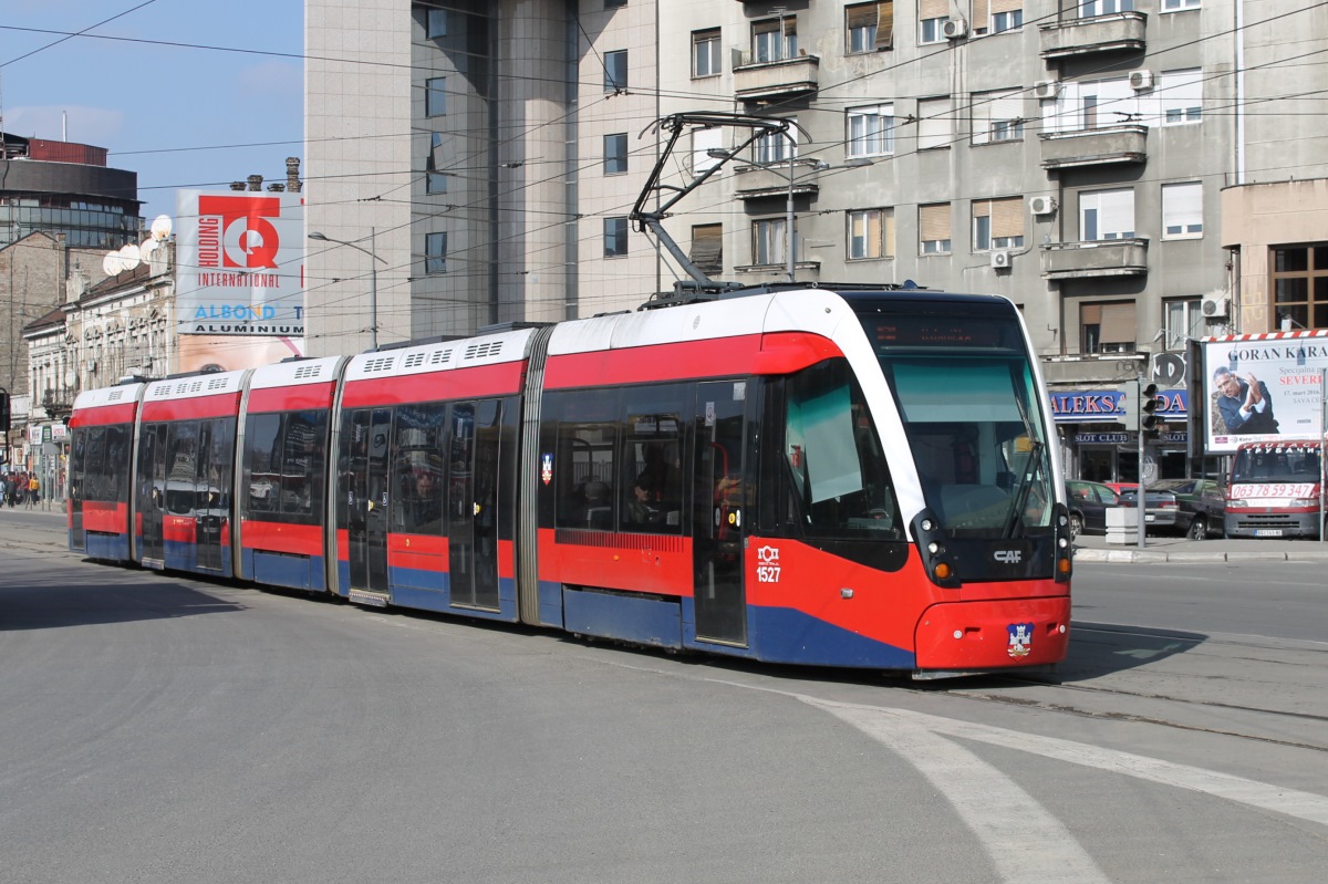 Белград, CAF Urbos 3 № 81527 (1527)
