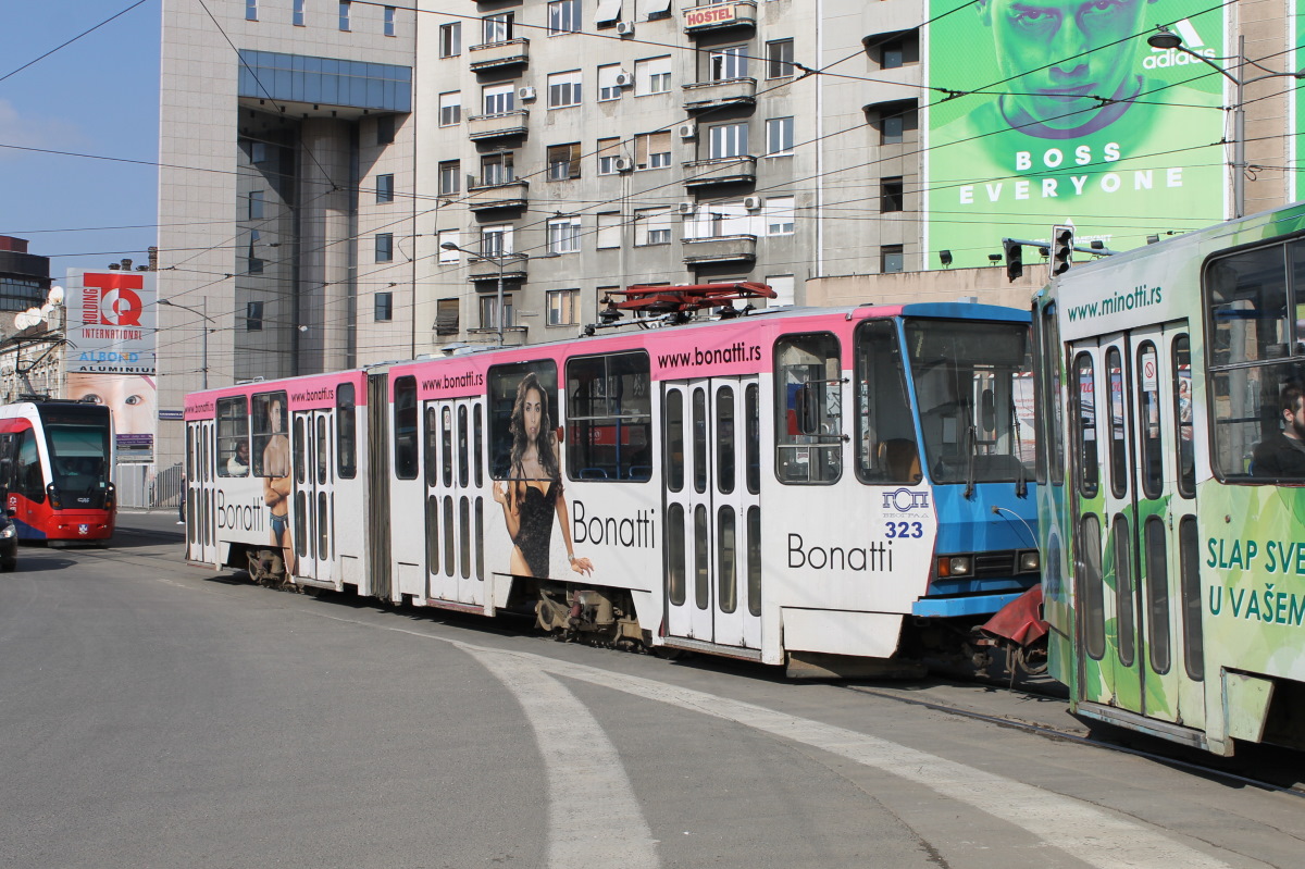 Белград, Tatra KT4YU-M № 323