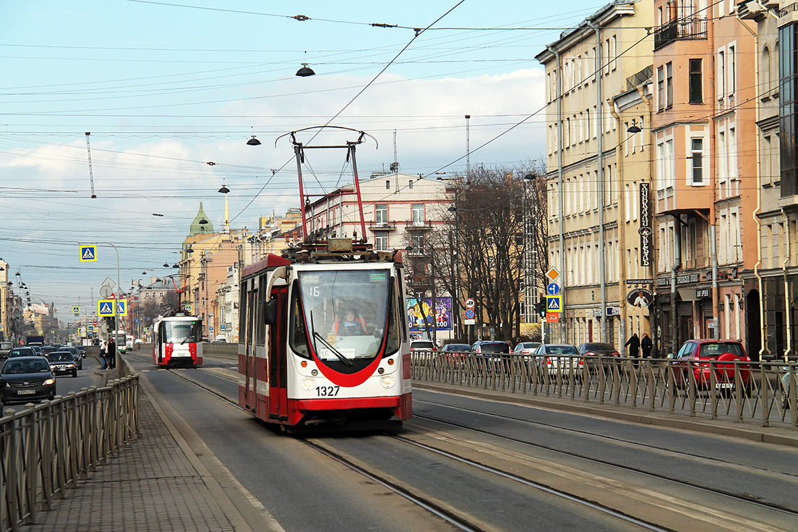 Санкт-Петербург, 71-134А (ЛМ-99АВН) № 1327 Санкт-Петербург, 71-134А (ЛМ-99АВН) № 1327
