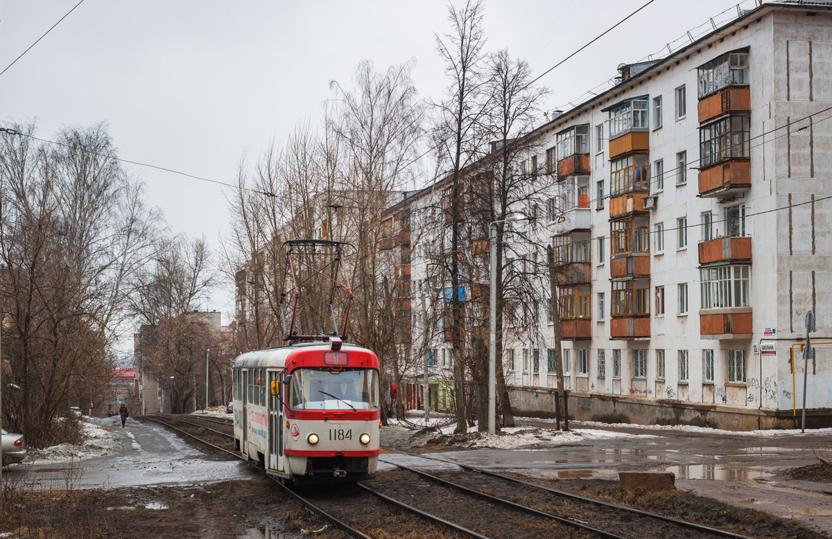 Ижевск, Tatra T3K № 1184