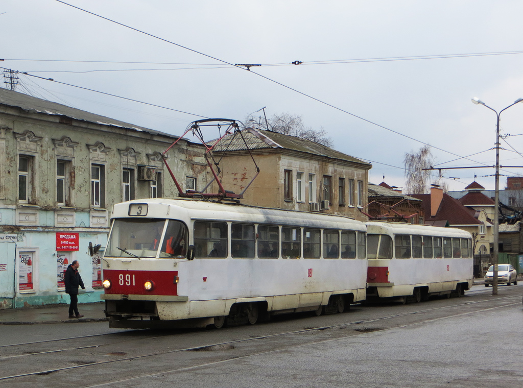 Самара, Tatra T3SU № 891
