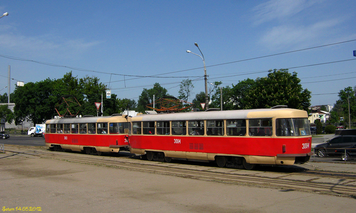 Харьков, Tatra T3SU № 3004