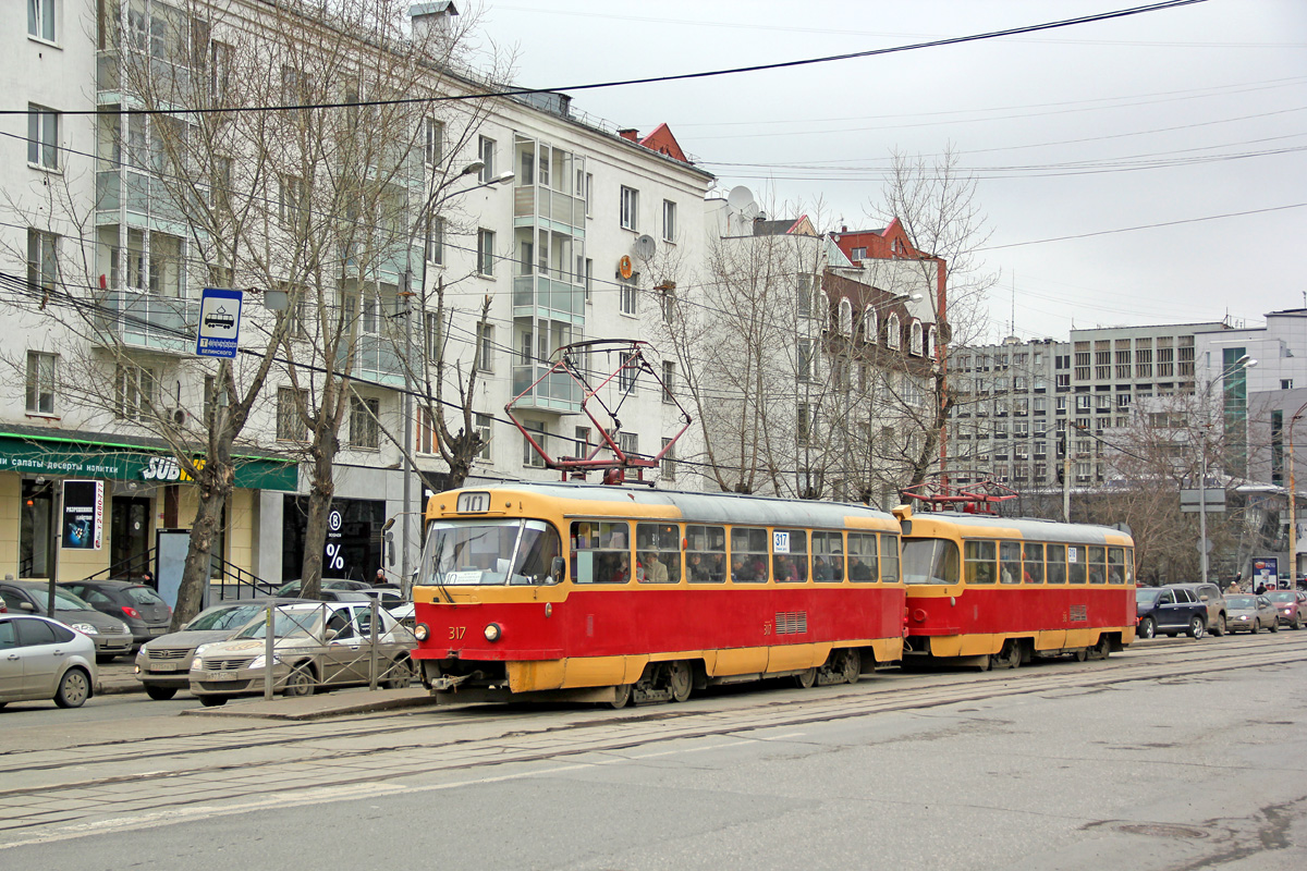 Екатеринбург, Tatra T3SU № 317; Екатеринбург, Tatra T3SU № 318