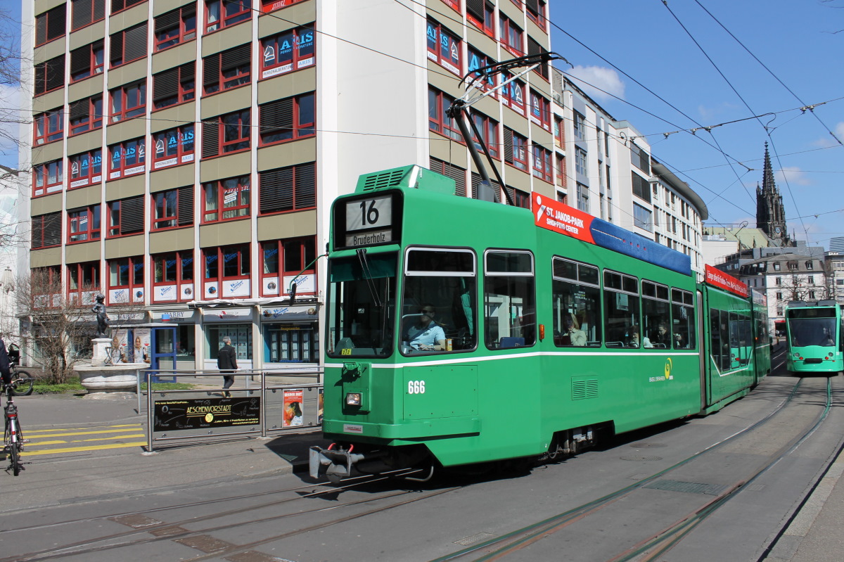 Базель, Schindler/Siemens Be 4/6 S № 666