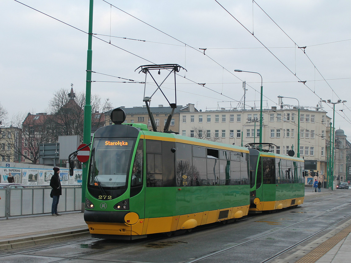 Познань, Konstal 105N-Alfa HF07 № 272