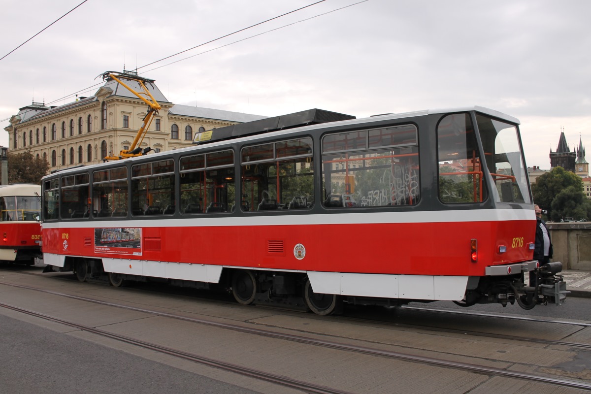 Prague, Tatra T6A5 № 8716; Prague — 140th anniversary of Prague's urban transport
