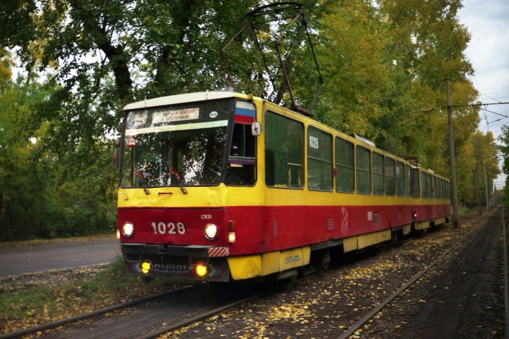 Barnaul, Tatra T6B5SU # 1028; Barnaul — Tramway and trolleybus lines