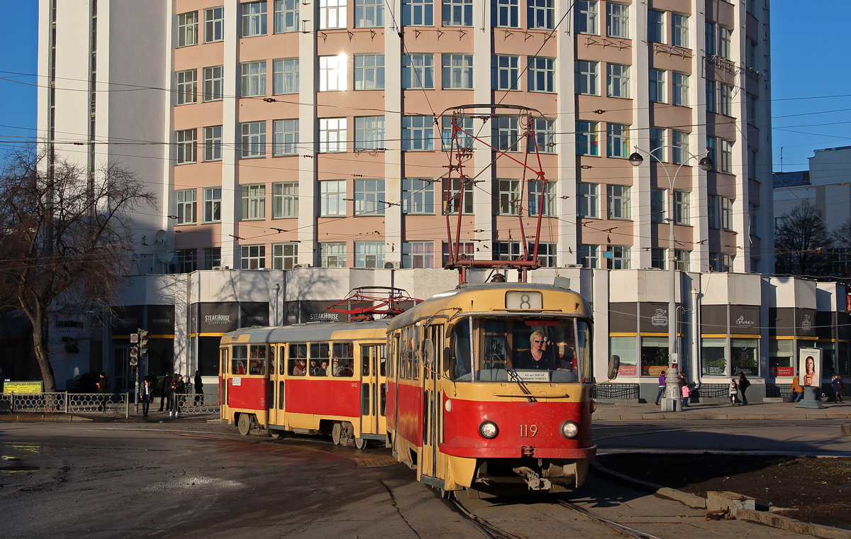 Екатеринбург, Tatra T3SU (двухдверная) № 119