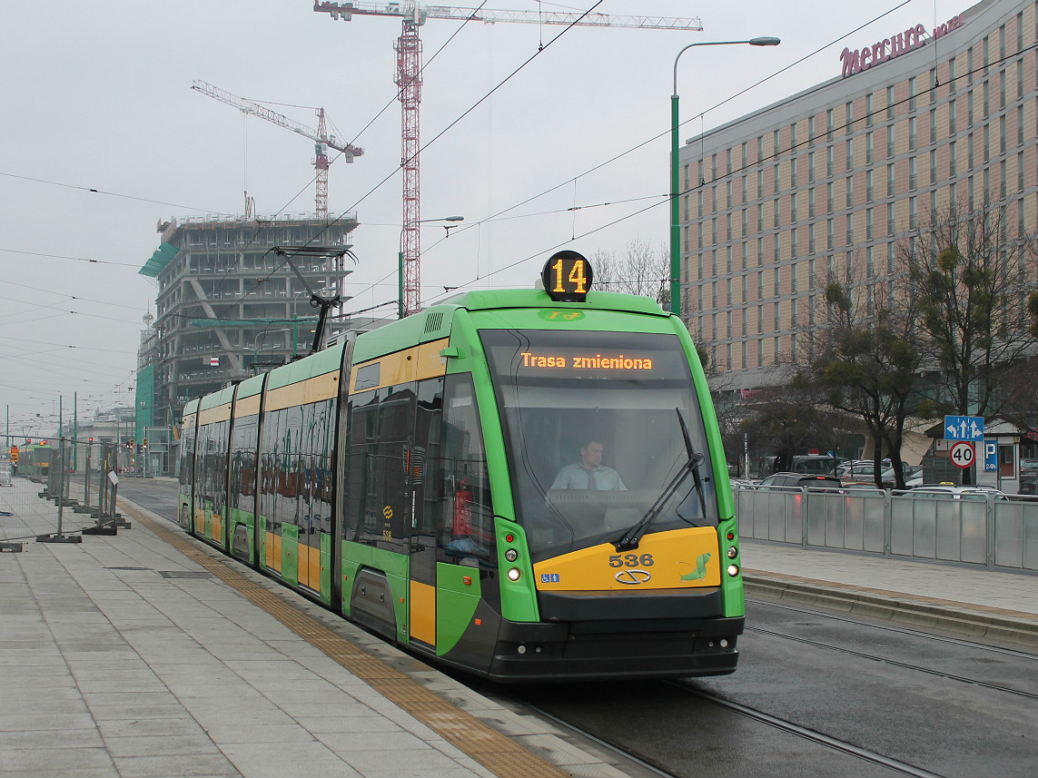 Познань, Solaris Tramino S105p № 536