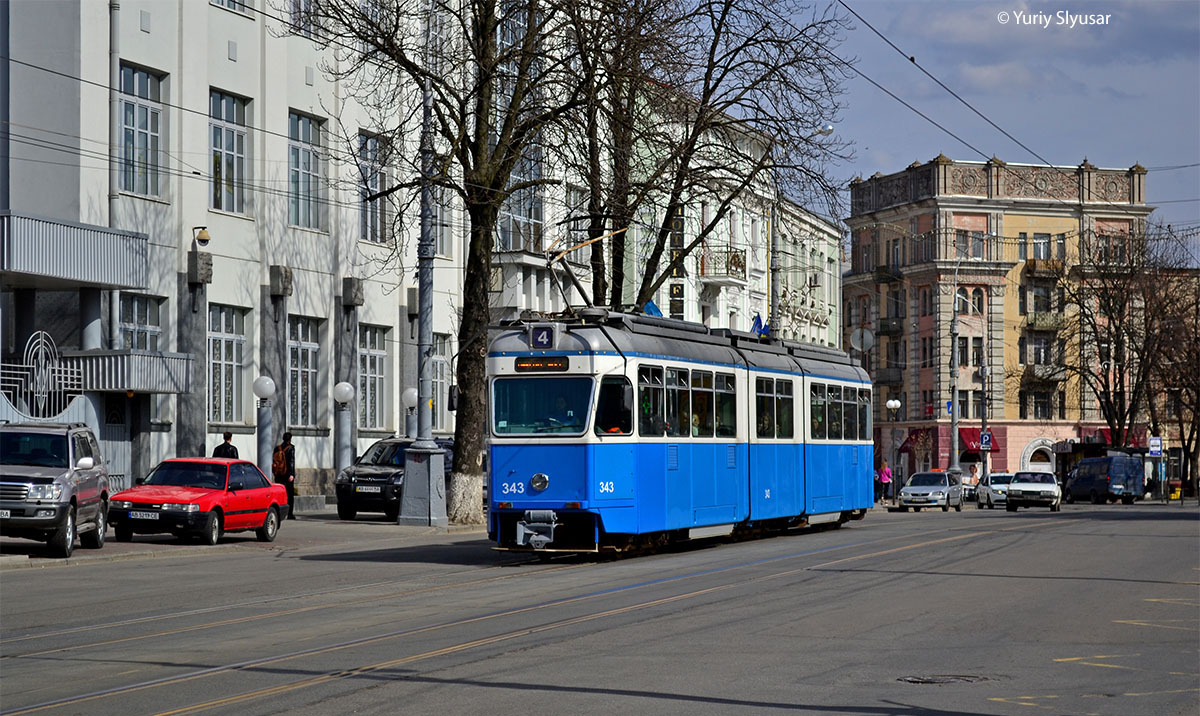 Винница, SWS/SIG/BBC Be 4/6 "Mirage" № 343