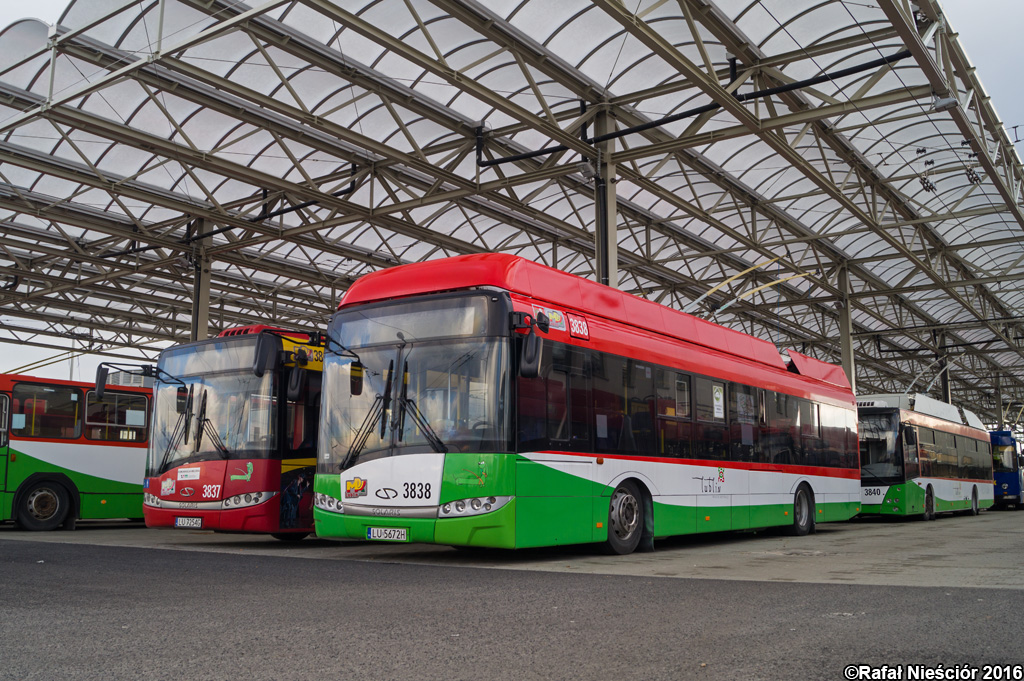 Люблин, Solaris Trollino III 12 AC № 3838