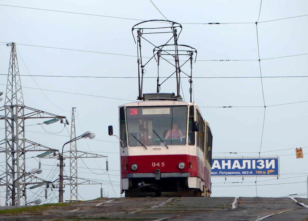 Киев, Tatra T6B5SU № 045