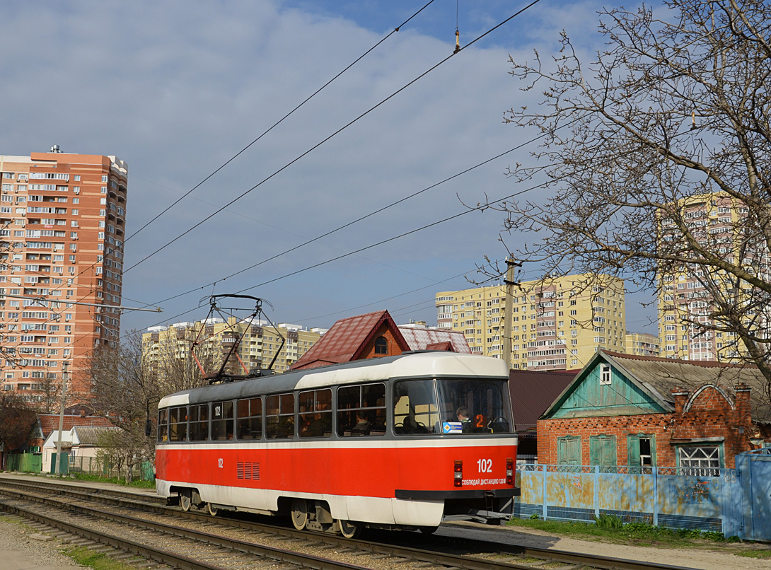Краснодар, Tatra T3SU КВР МРПС № 102