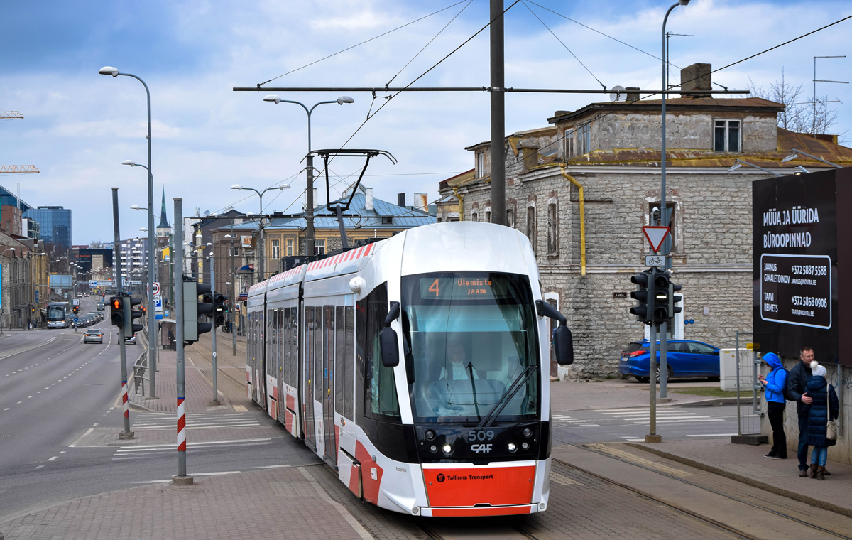 Таллин, CAF Urbos AXL № 509